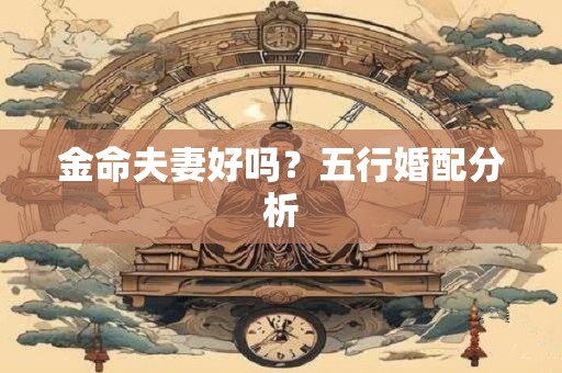 金命夫妻好吗？五行婚配分析