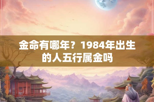 金命有哪年？1984年出生的人五行属金吗