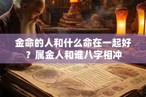 金命的人和什么命在一起好？属金人和谁八字相冲