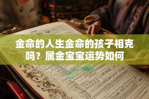 金命的人生金命的孩子相克吗？属金宝宝运势如何