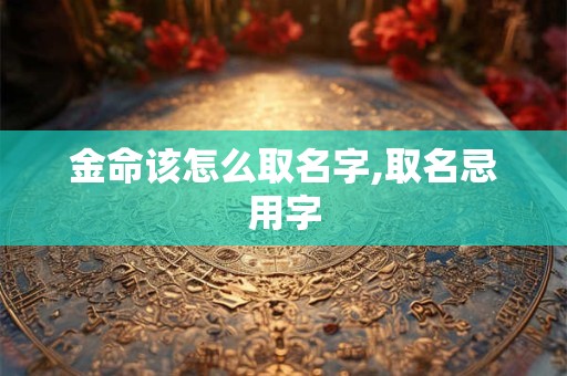 金命该怎么取名字,取名忌用字