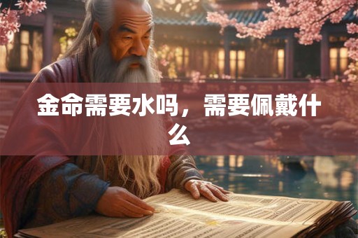 金命需要水吗，需要佩戴什么