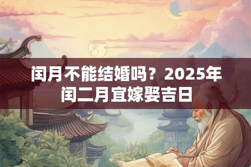 闰二月要给父母买什么？闰二月为什么不能结婚？