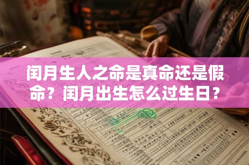 闰月生人之命是真命还是假命？闰月出生怎么过生日？