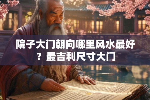 院子里种三种树最吉利？门前一般栽几棵树？
