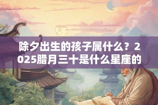 除夕出生的孩子属什么？2025腊月三十是什么星座的