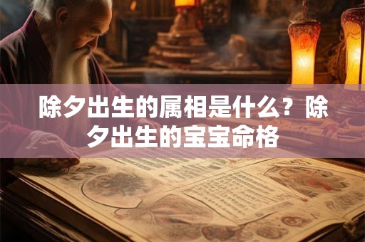 除夕出生的宝宝怎么取名？与除夕有关的小名