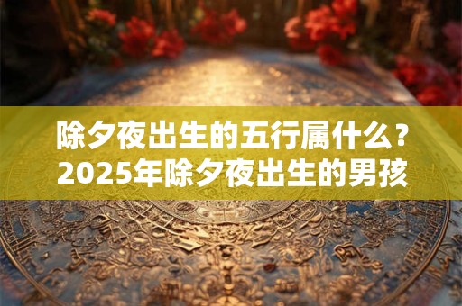 除夕夜出生的五行属什么？2025年除夕夜出生的男孩名字