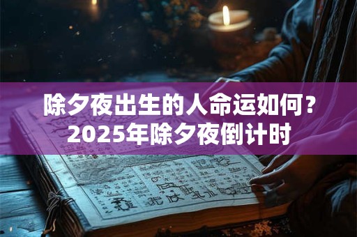 除夕夜出生的人命运如何？2025年除夕夜倒计时