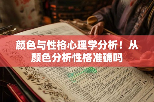 颜色与性格心理学分析！从颜色分析性格准确吗
