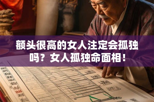 额头很高的女人注定会孤独吗？女人孤独命面相！