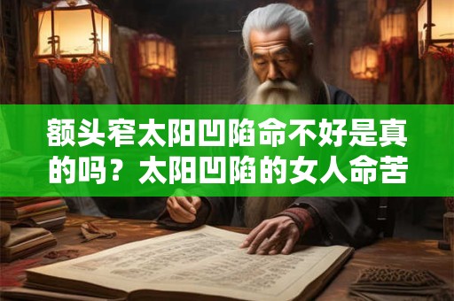 额头窄太阳凹陷命不好是真的吗？太阳凹陷的女人命苦吗？