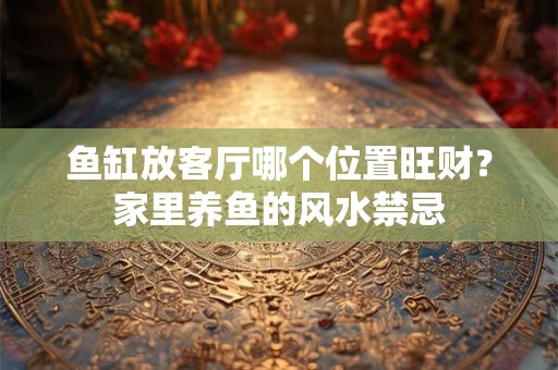 鱼缸放客厅哪个位置旺财？鱼缸摆放风水禁忌