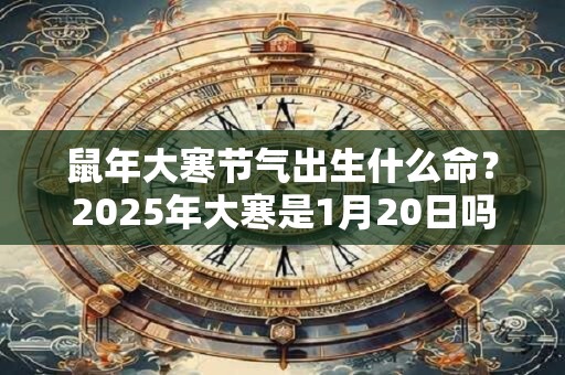 鼠年大寒节气出生什么命？2025年大寒是1月20日吗？