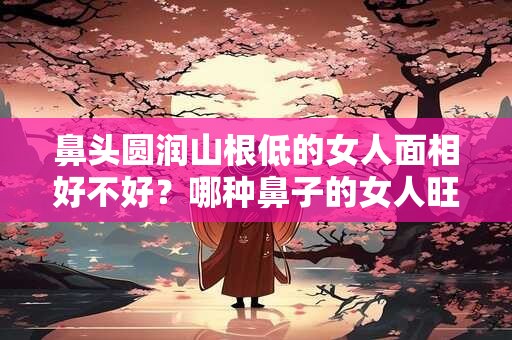 鼻头圆润山根低的女人面相好不好？哪种鼻子的女人旺夫？