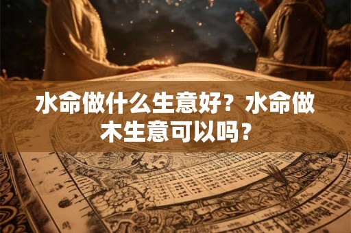 水命做什么行业比较旺？发财方位在哪？