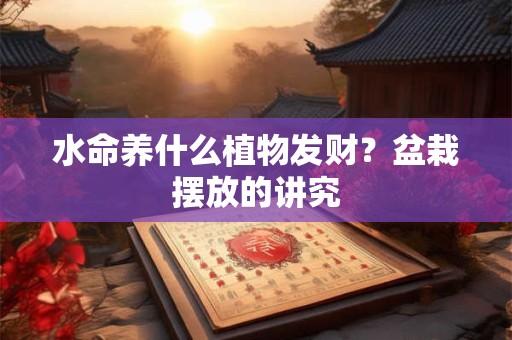 水命养几条鱼好？养鱼条数代表什么？