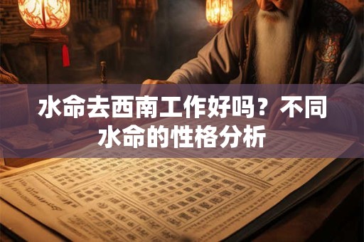 水命去西南工作好吗？不同水命的性格分析