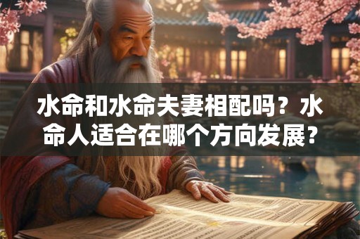 水命和水命夫妻相配吗？水命人适合在哪个方向发展？