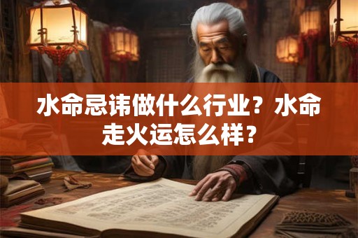 水命忌讳做什么行业？水命走火运怎么样？