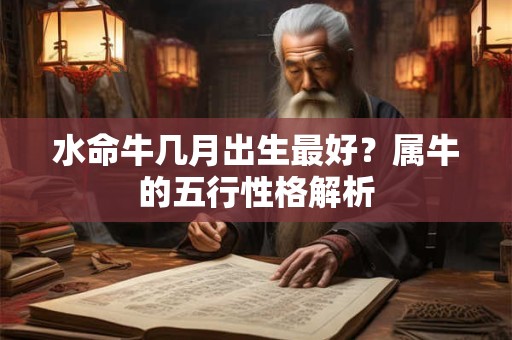 水命牛几月出生最好？属牛的五行性格解析