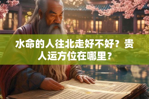 水命的人往北走好不好？贵人运方位在哪里？