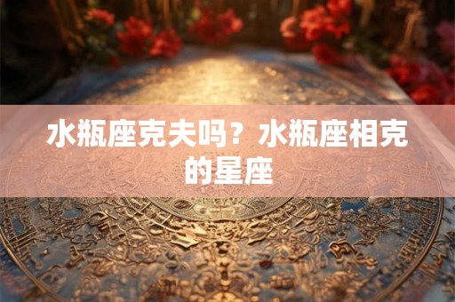 水瓶座和什么星座最配