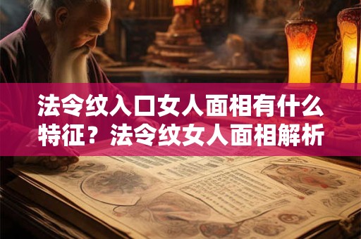 法令纹入口女人面相有什么特征？法令纹女人面相解析