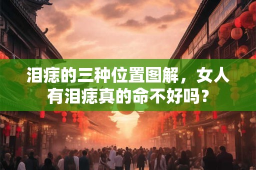 泪痣的三种位置图解，女人有泪痣真的命不好吗？