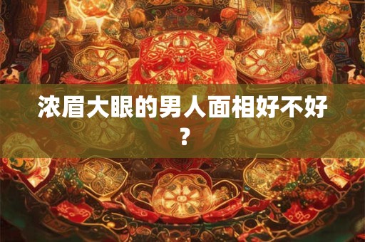 浓眉大眼的男人面相好不好？