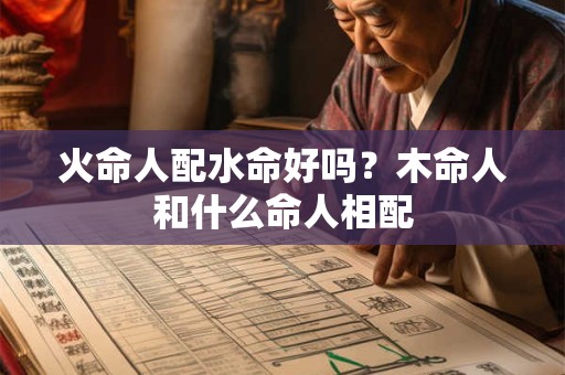 火命人配水命好吗？木命人和什么命人相配