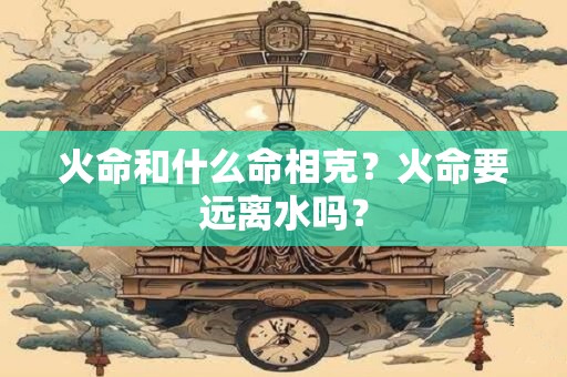 火命和什么命相克？火命要远离水吗？