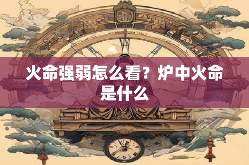 火命强弱怎么看？炉中火命是什么
