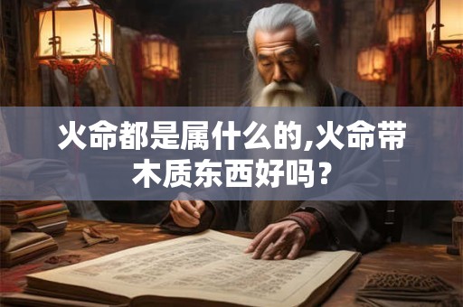 火命都是属什么的,火命带木质东西好吗？