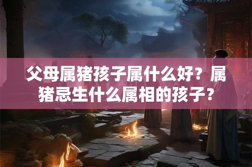 详细阅读:父母属猪孩子属什么好?属猪忌生什么属相的孩子? 父母属猪孩子属什么好?属猪忌生什么属相的孩子?
