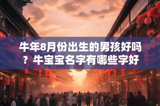 牛年8月份出生的男孩好吗？牛宝宝名字有哪些字好