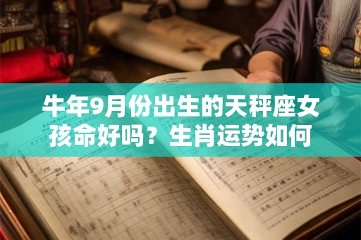 牛年9月份出生的天秤座男孩命好吗？五行命理详解