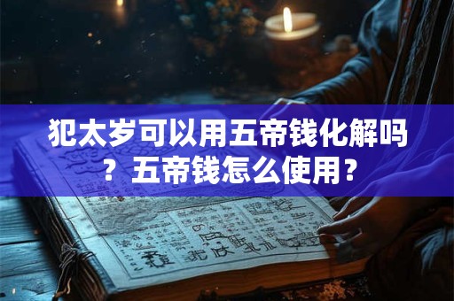 犯太岁可以用五帝钱化解吗？五帝钱怎么使用？