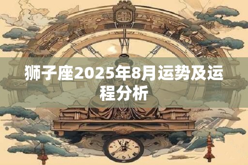 狮子座2025年8月运势及运程分析