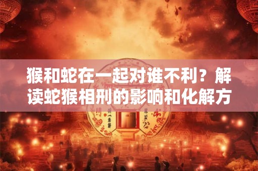 猴和蛇在一起对谁不利？解读蛇猴相刑的影响和化解方法