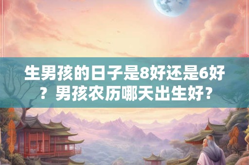 生男孩的日子是8好还是6好？男孩农历哪天出生好？