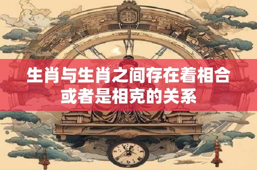 生肖与生肖之间存在着相合或者是相克的关系
