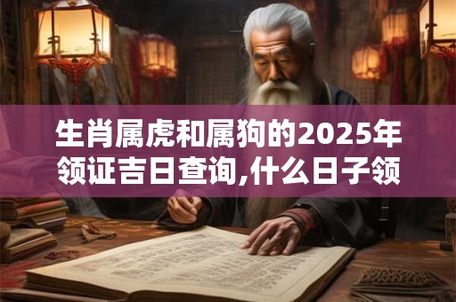 生肖属虎和属蛇的2025年领证吉日查询,适宜领证的好日子