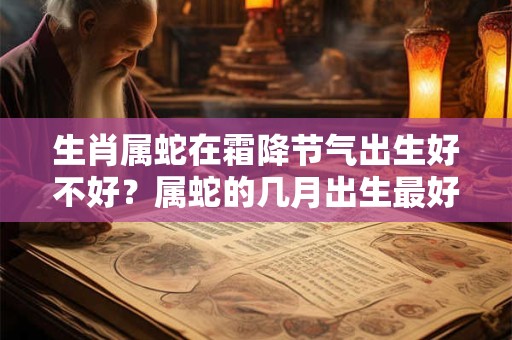 生肖属蛇在霜降节气出生好不好？属蛇的几月出生最好？
