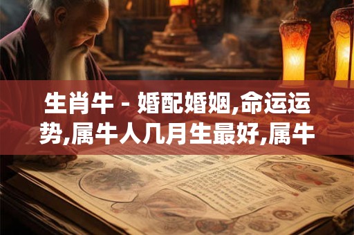生肖牛 - 婚配婚姻,命运运势,属牛人几月生最好,属牛今年多大_天天运势网