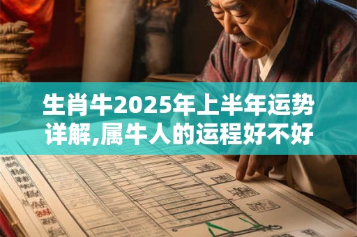 生肖牛2025年上半年运势详解,属牛人的运程好不好