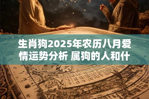 生肖狗2025年不可错过的贵人是谁？