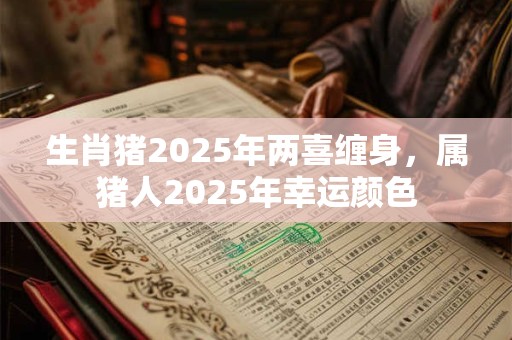 详细阅读:生肖猪2025年两喜缠身,属猪人2025年幸运颜色 生肖猪2025年两喜缠身,属猪人2025年幸运颜色