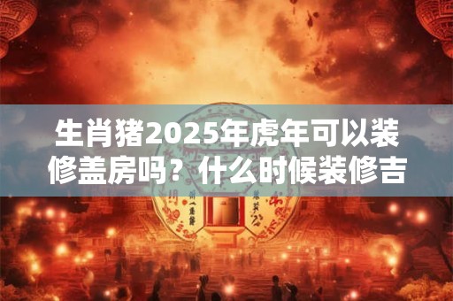 生肖猪2025年虎年可以装修盖房吗？什么时候装修吉利？