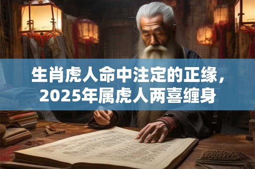 生肖虎人命中注定的正缘，属虎人的正缘在哪一年？